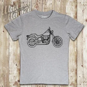 Прикольные футболки: Moto 003 Grey